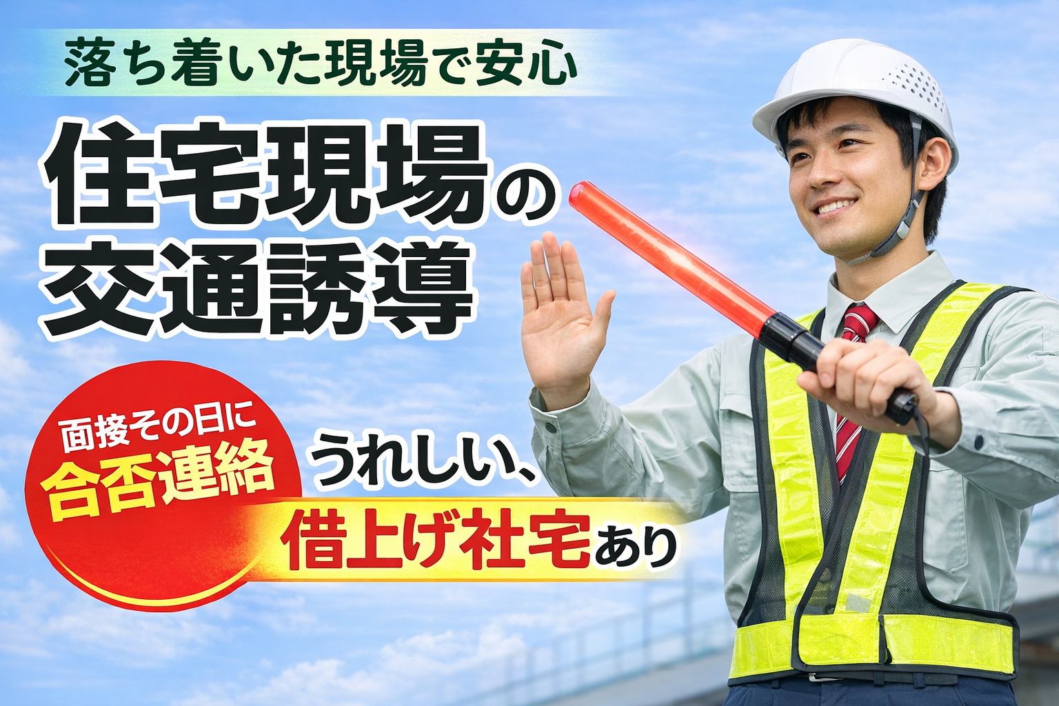イープロ警備 （㈱E-PROTECT） 千葉県流山市の契約社員 交通誘導警備員の求人情報イメージ1